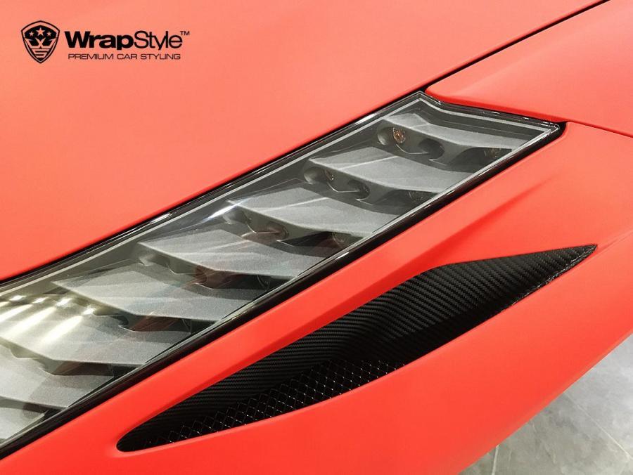 Детали экстерьера Ferrari 458 Italia Red Matt by WrapStyle 2017 года  (фото 4 из 5)